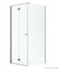 Radaway Nes Kdj B Brushed Nickel kabina 80x100cm lewa szczotkowany nikiel 10025080-91-01L/10039100-01-01